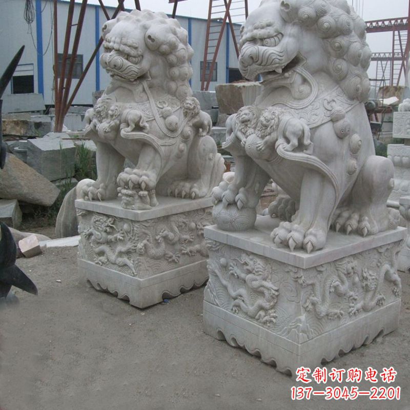 长春新狮子雕塑,传承北京青铜文化