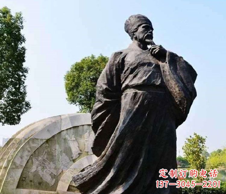 长春北宋思想家王安石铜雕