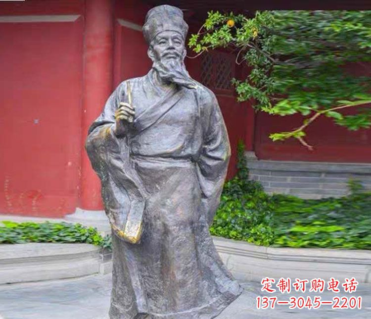 长春北宋文学家苏轼铜雕