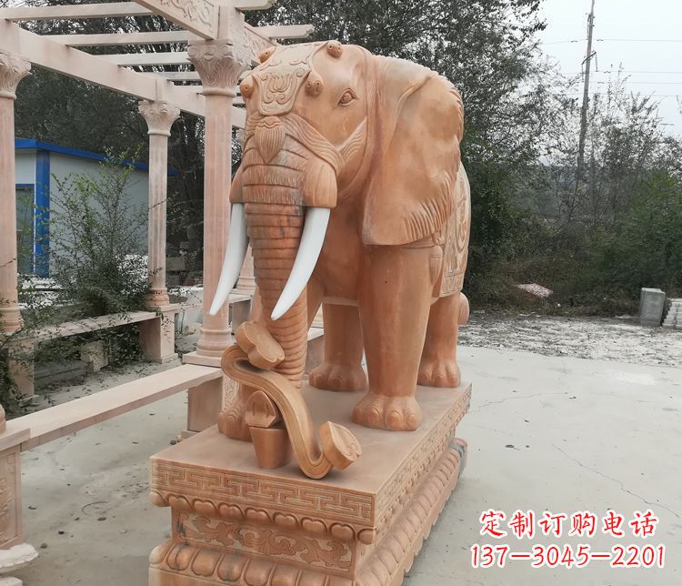 长春大象晚霞——传承古老文化的家居艺术品