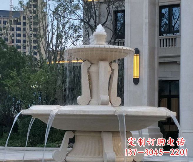 长春精美玉石喷泉给家园带来恬静古朴