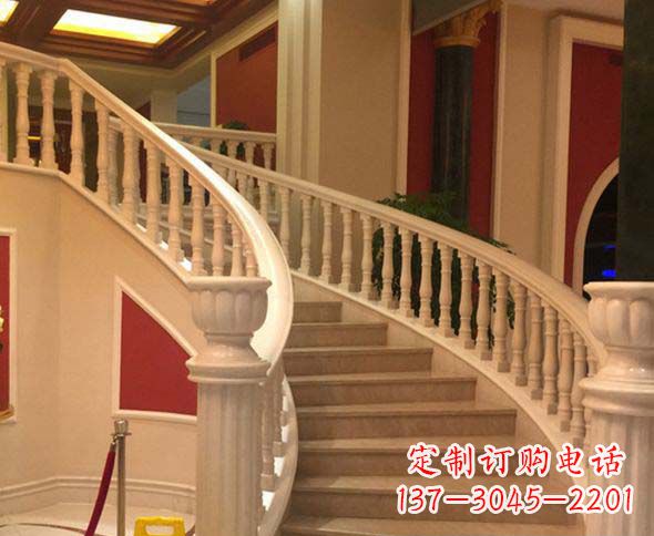 长春精美汉白玉石栏杆,现代设计与传统工艺的完美结合