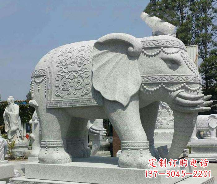 长春大象石雕,缅甸之美