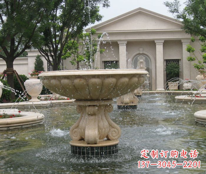 长春欧式喷泉石雕精致而又美观