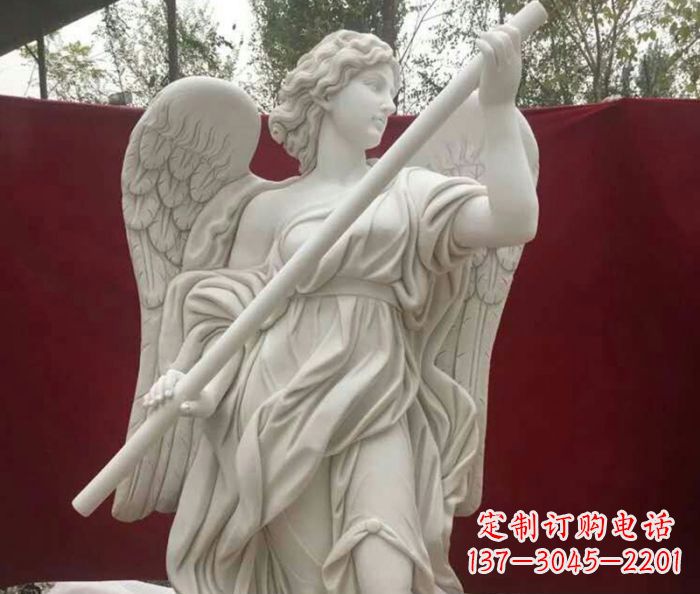 长春别墅景观天使人物石雕