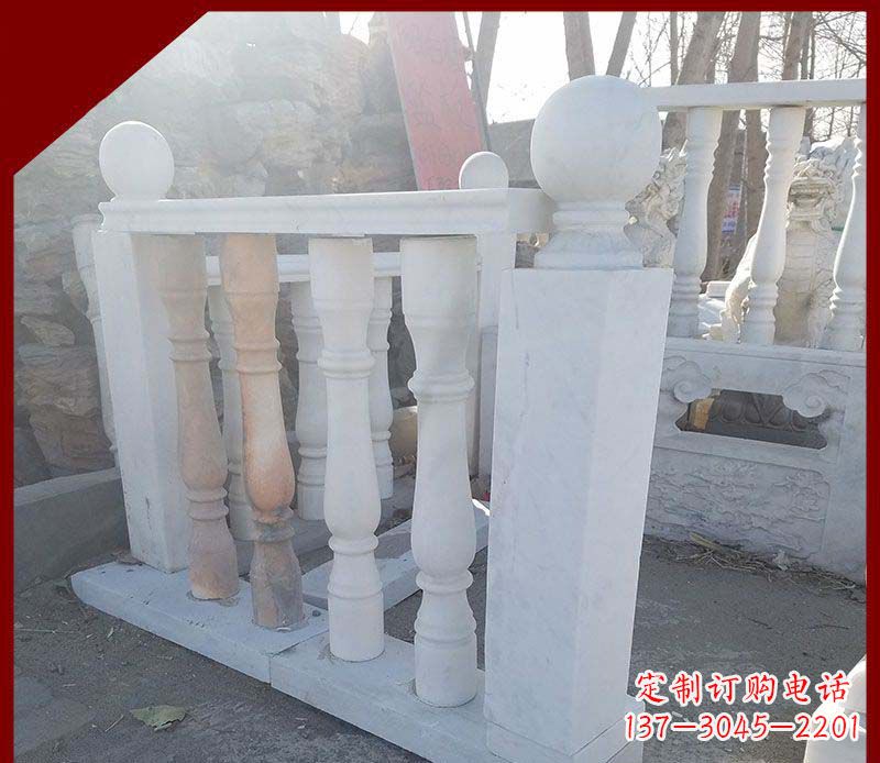 长春精美石雕栏杆,点缀您的别墅