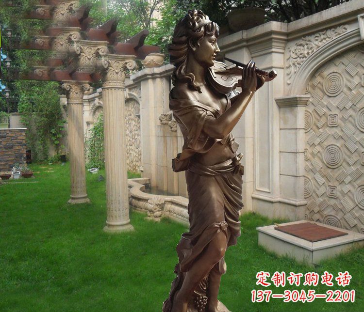长春玻璃钢女人雕塑