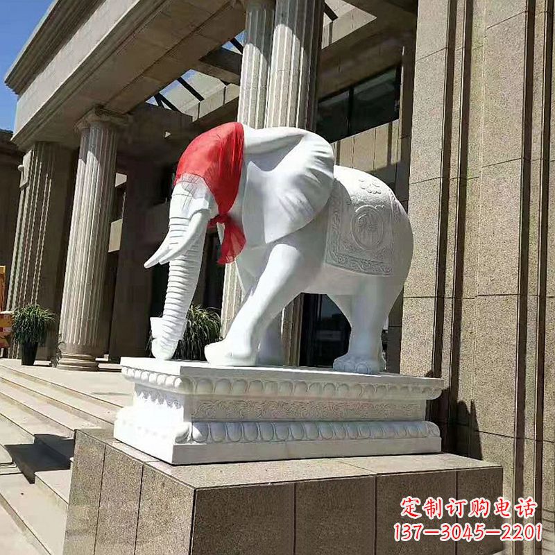 长春大象雕刻精美家居装饰品