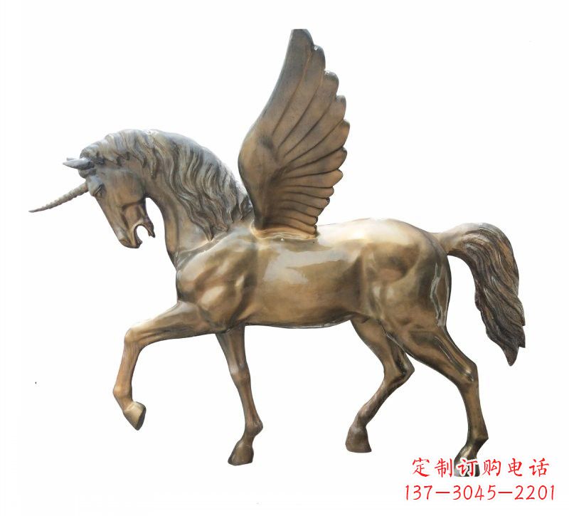 长春独角兽雕塑玻璃钢的艺术之美