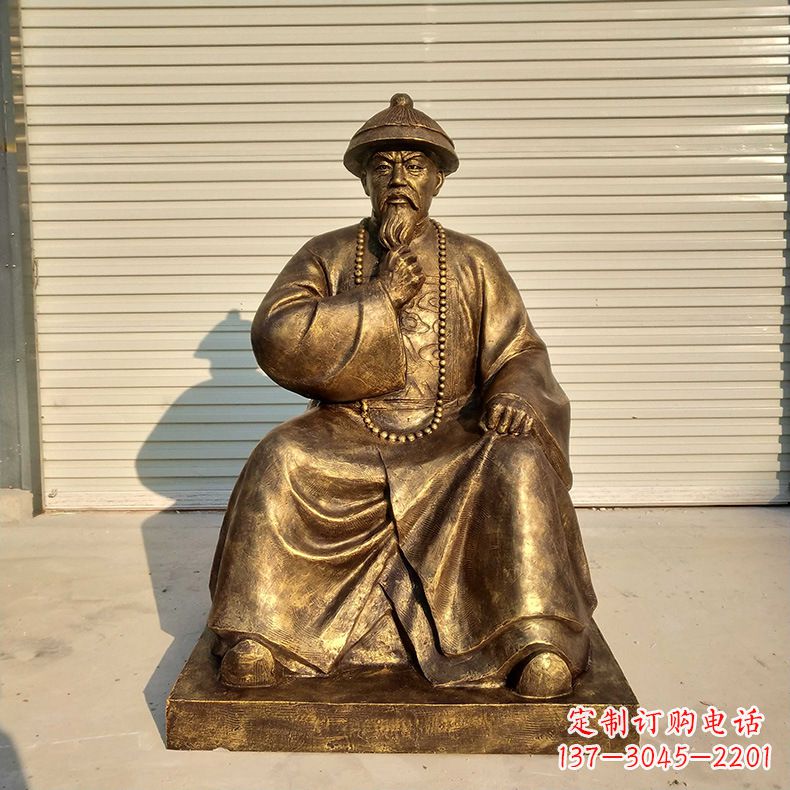 长春林则徐——玻璃钢仿铜雕像