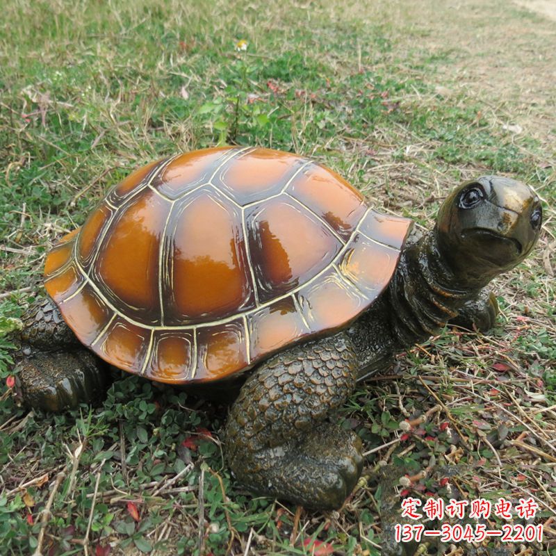 长春玻璃钢制乌龟雕塑——艺术的精美呈现