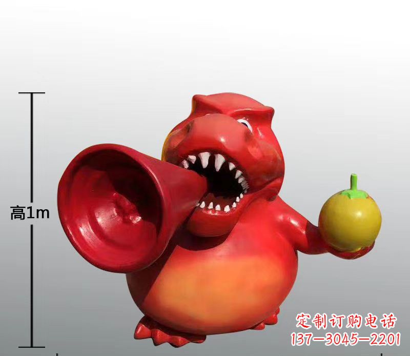 长春玻璃钢卡通仿真动物雕塑
