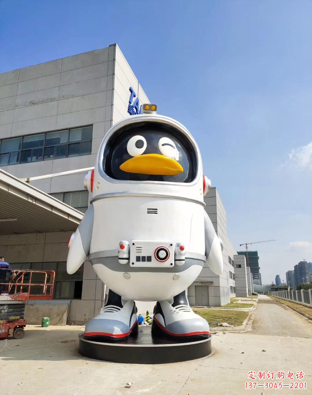 长春玻璃钢企鹅雕塑——海洋的象征