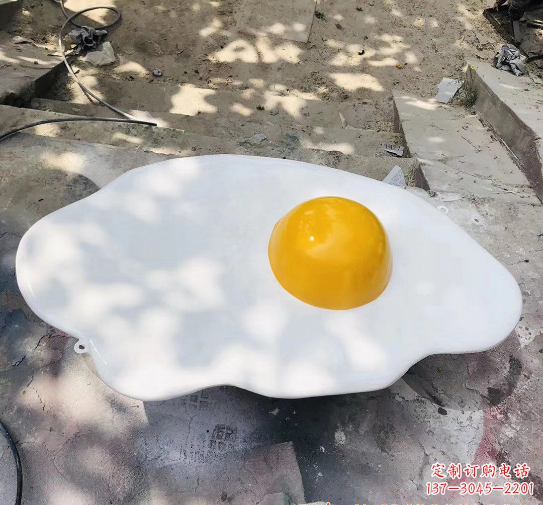 长春玻璃钢鸡蛋雕塑——精美绝伦