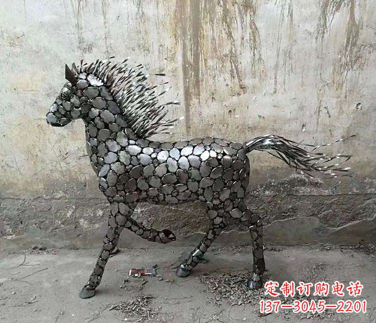 长春不锈钢奔马雕塑艺术与自由的象征