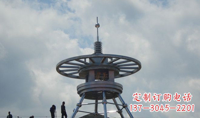 长春不锈钢避雷针雕塑——安全守护者