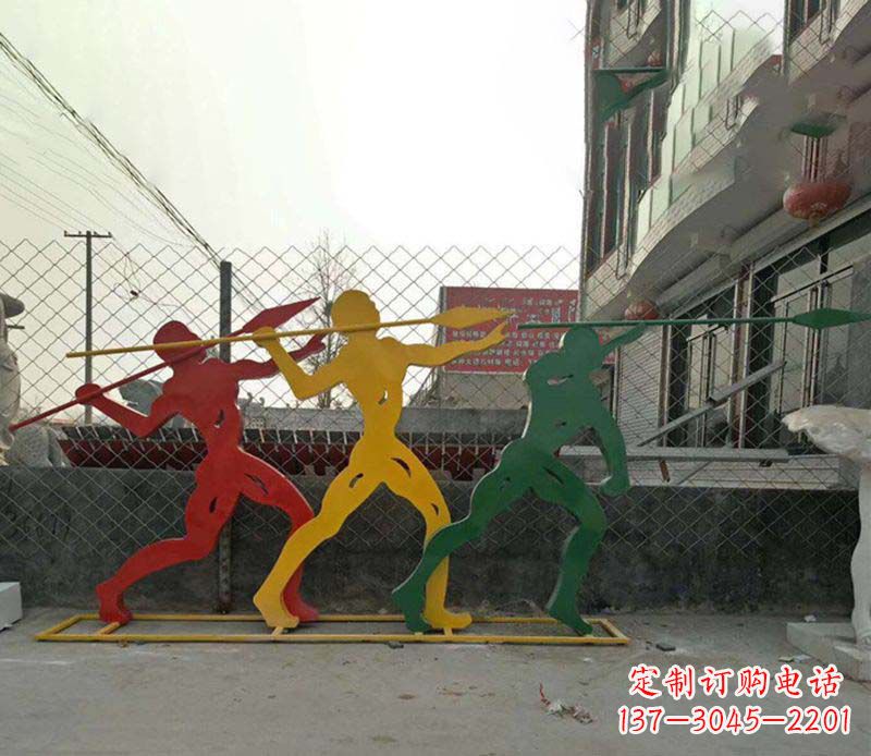 长春不锈钢标枪雕塑一种新兴的艺术形式