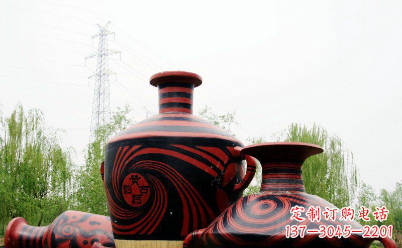 长春不锈钢彩色花盆雕塑让空间更加精致