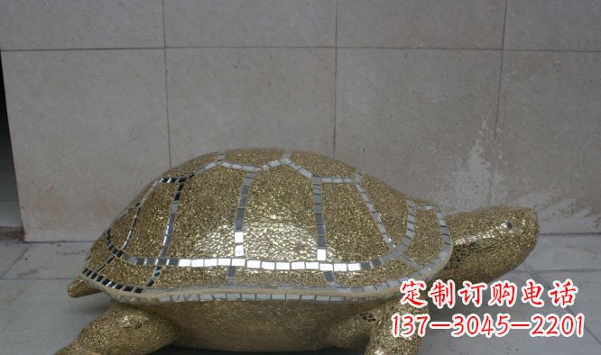 长春不锈钢彩银乌龟公园景观雕塑艺术与自然的完美融合
