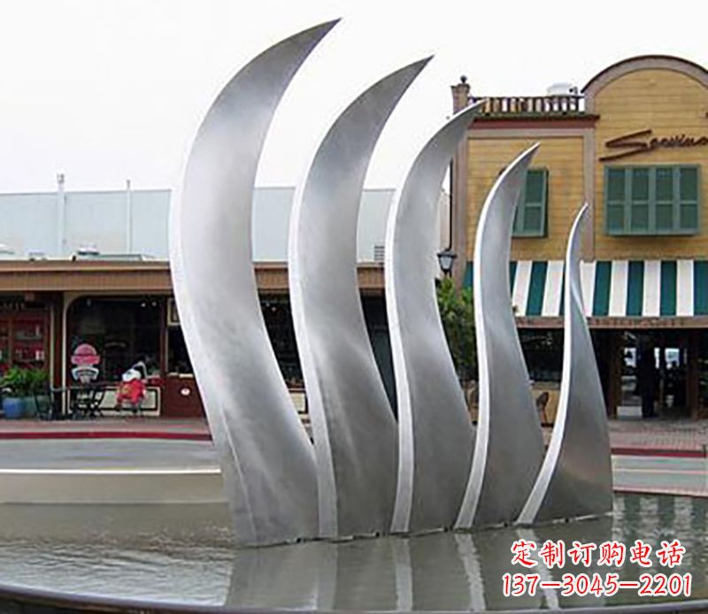 长春不锈钢翅膀雕塑