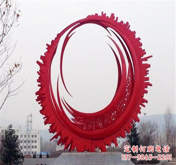 长春不锈钢齿轮雕塑令人惊叹的精细艺术