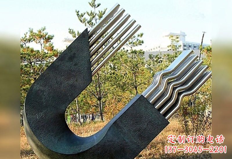 长春不锈钢磁铁雕塑绚丽多彩的艺术珍品