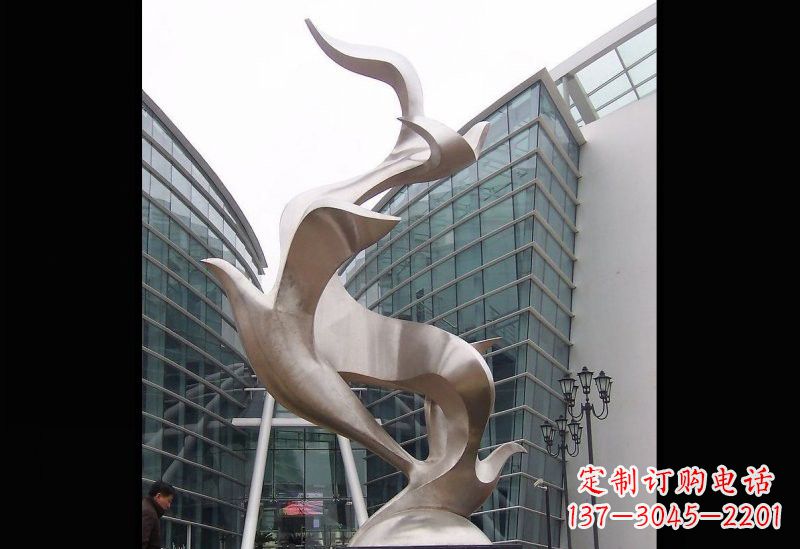 长春精美的不锈钢大雁雕塑