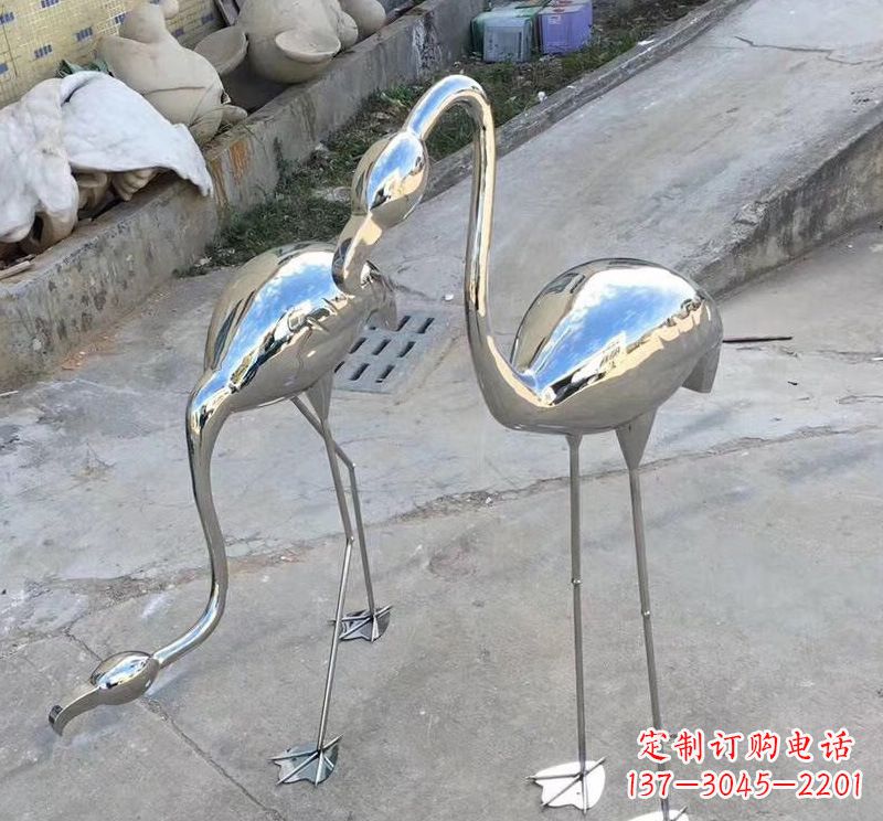 长春传统工艺不锈钢动物雕塑