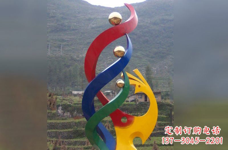 长春不锈钢凤凰雕塑象征着精致的美