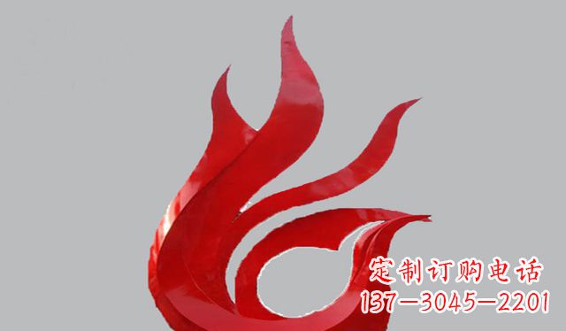 长春不锈钢凤凰雕塑——传承古代文化之美