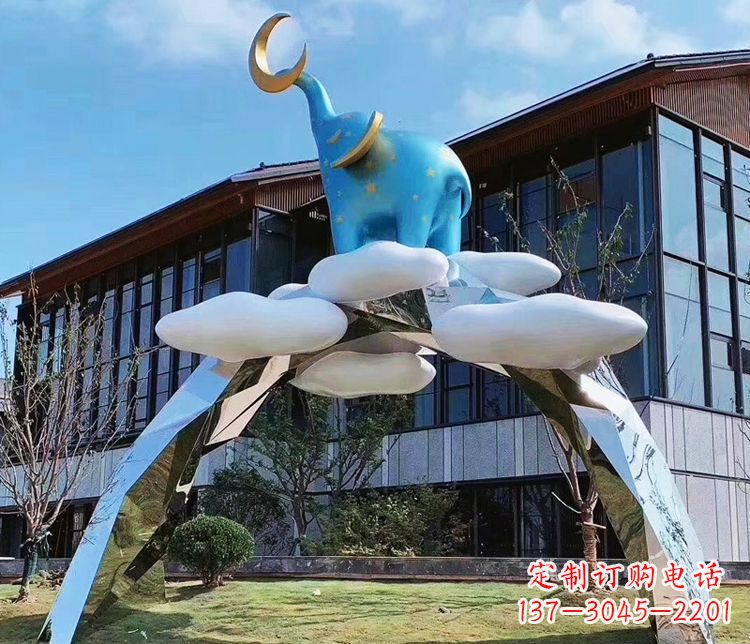 长春精美不锈钢拱门雕塑
