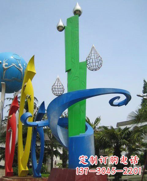 长春不锈钢水滴雕塑非凡的艺术美学