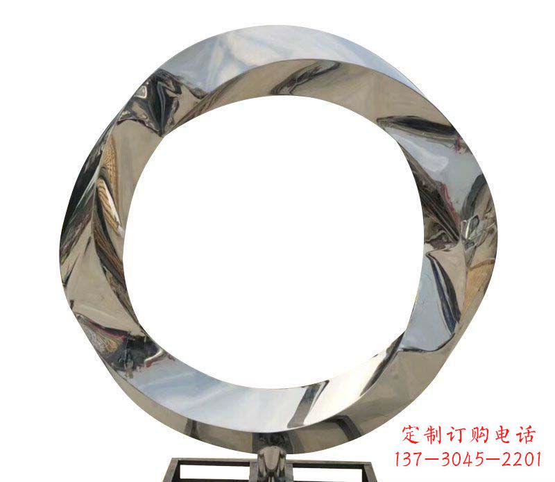 长春不锈钢圆环雕塑——精美而优雅