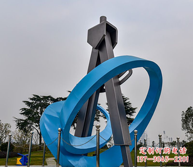 长春精美的不锈钢圆规雕塑