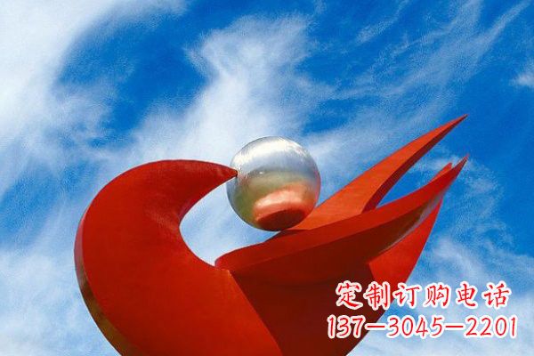 长春“和平鸽”用不锈钢大型雕塑抒发爱与和平