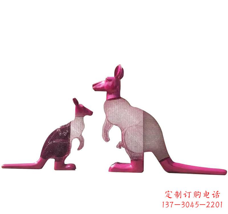 长春不锈钢袋鼠雕塑——传承澳大利亚文化
