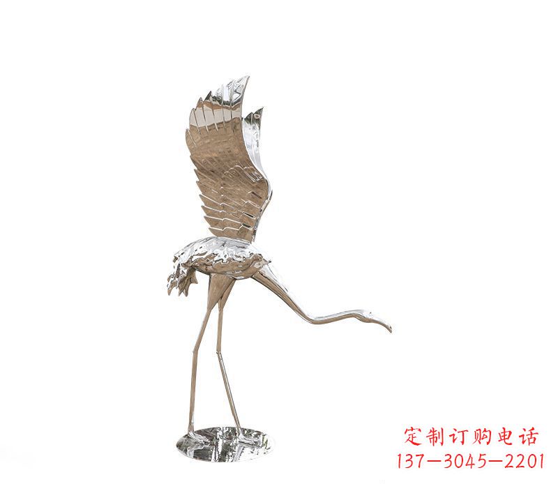 长春不锈钢火烈鸟雕塑灿烂耀眼的艺术之作