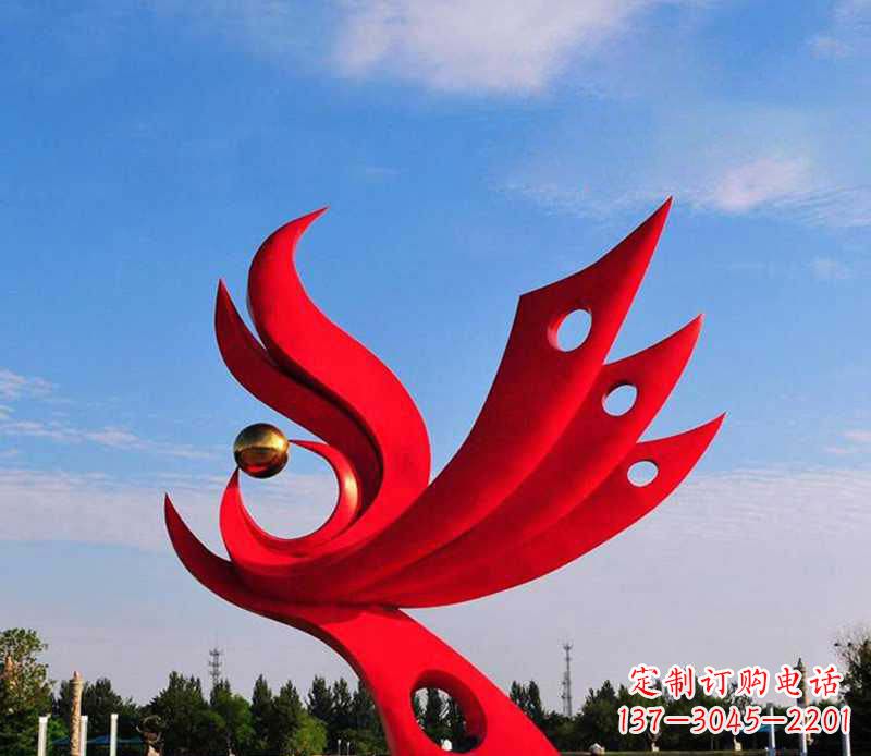 长春不锈钢凤凰灵动传神