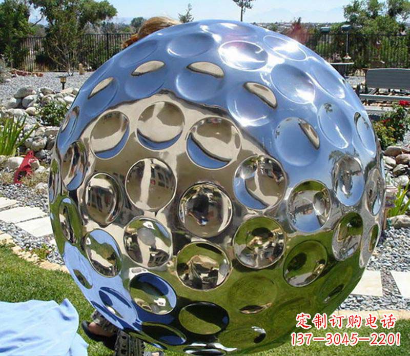 长春精致的不锈钢高尔夫雕塑