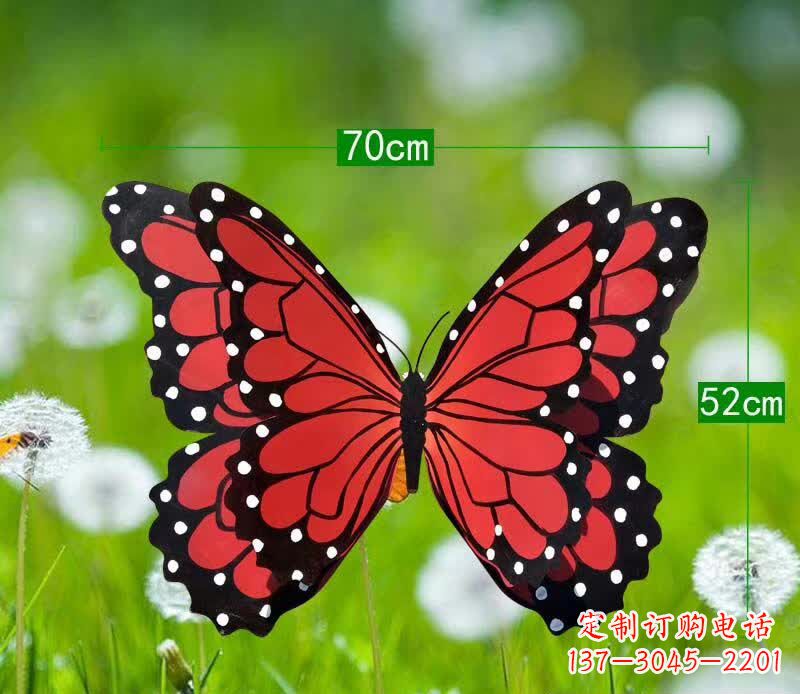 长春精美不锈钢蝴蝶雕塑