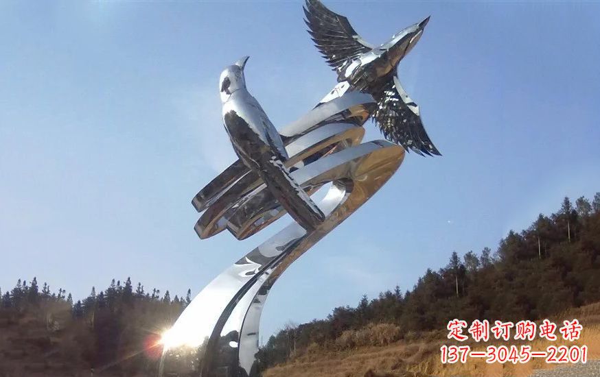 长春不锈钢动物雕塑——美化城市环境