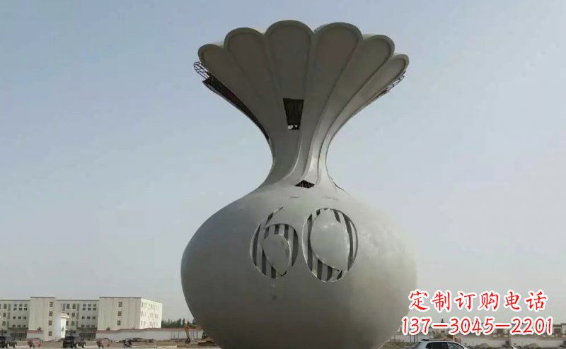 长春不锈钢花篮雕塑精美绝伦