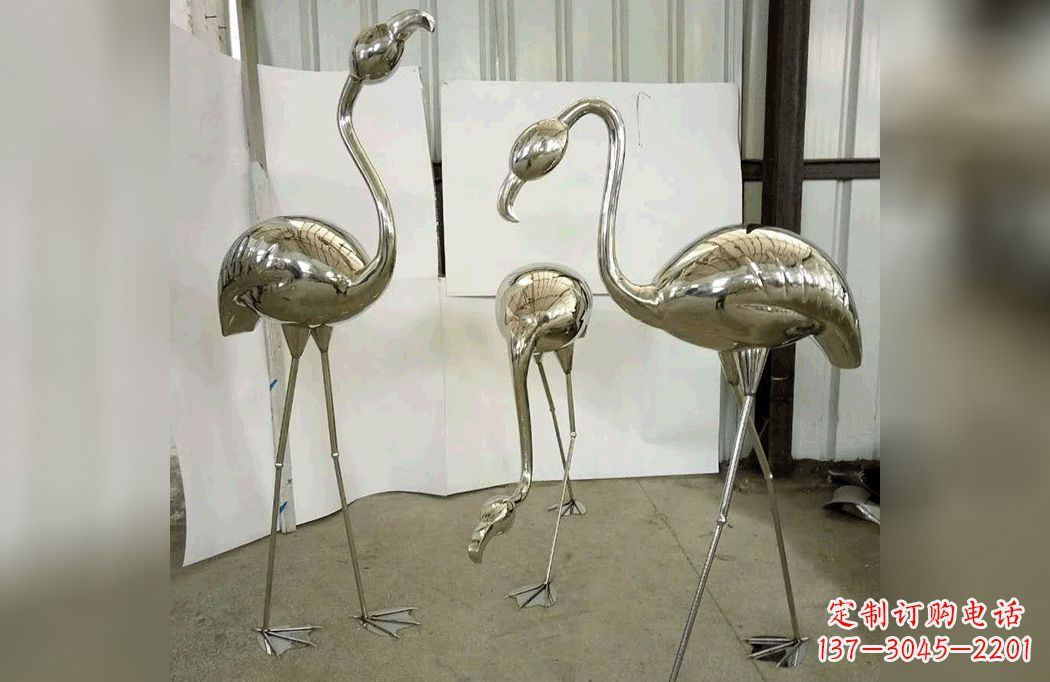 长春不锈钢火烈鸟——雕塑之美