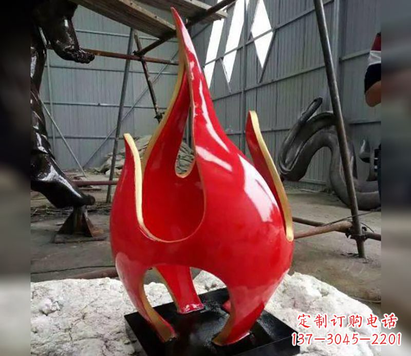 长春不锈钢火龙果雕塑传承传统文化的艺术品