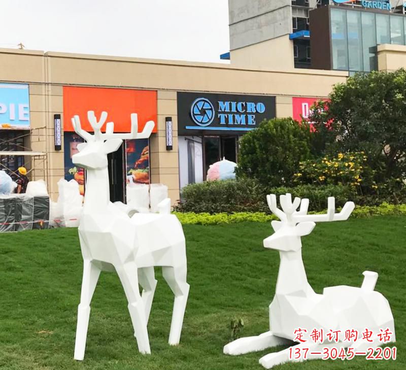 长春不锈钢小鹿雕塑艺术之美
