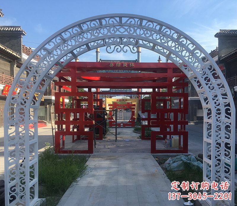 长春不锈钢拱门雕塑——精美绝伦