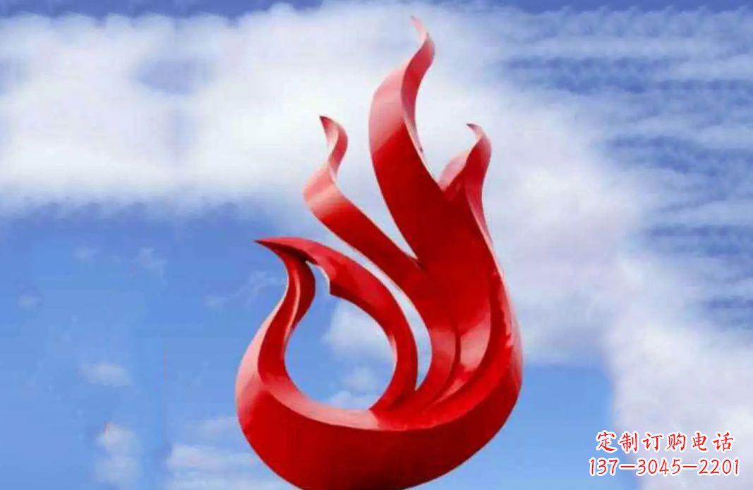长春凤凰雕塑不锈钢金之美