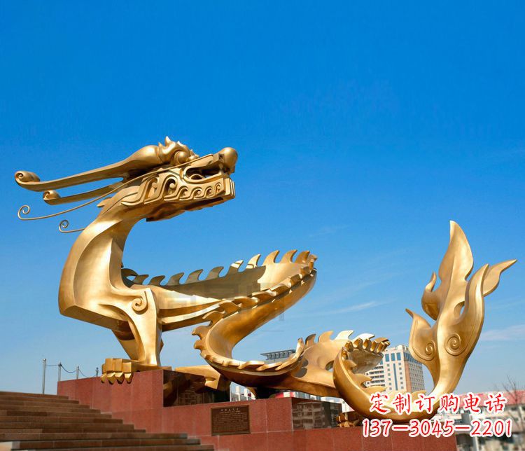 长春不锈钢金龙——雕塑之美