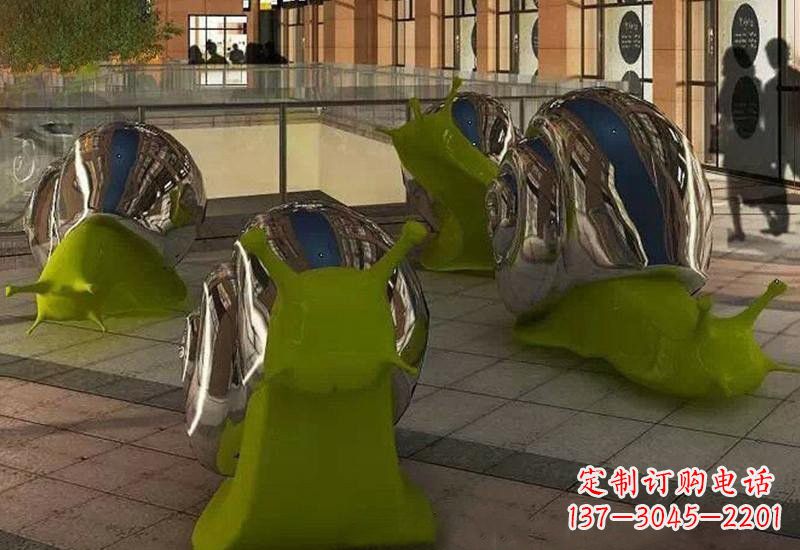 长春不锈钢蜗牛雕塑融合现代技术与传统艺术