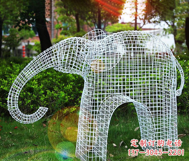 长春不锈钢大象雕塑给城市带来美丽的艺术